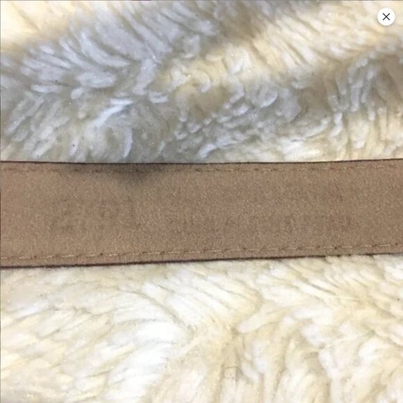 Vintage Red Genuine Leather Novelty Belt With Gold Nautical Ship Wheel Buckle - Picture 10 of 13